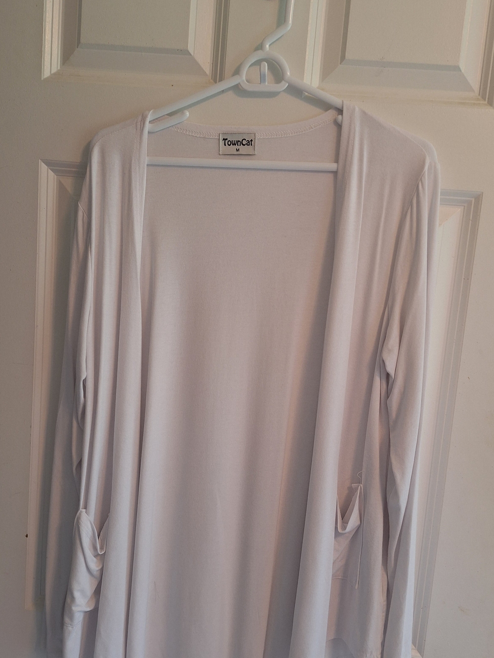 Women's Cream Open Cardigan